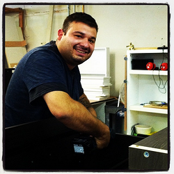 Joel building happy customers... one drawer box at a time! Joel building happy customers... one drawer box at a time!