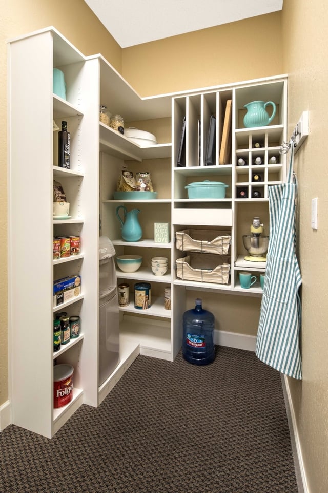 Custom Pantry from Valet Custom Cabinets & Closets