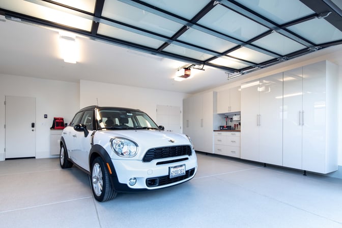 Garage, White Velvet Storage