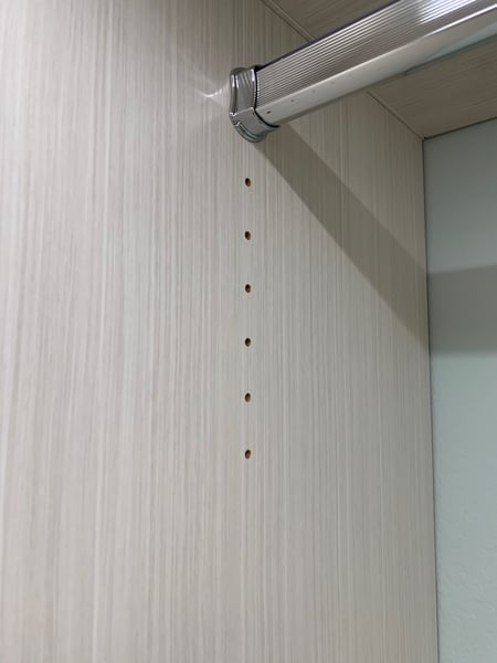 Selective Drilling Valet Custom Cabinets and Closets