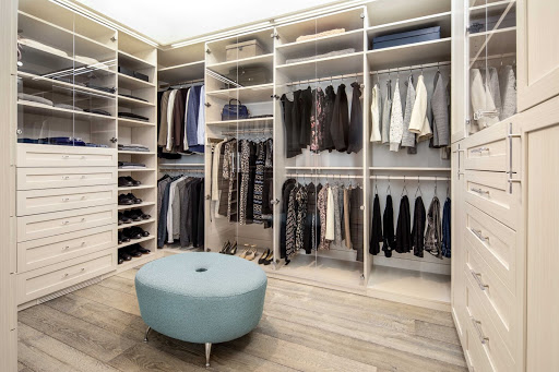 Los Gatos Luxury Master Closet by Valet Custom Cabinets & Closets