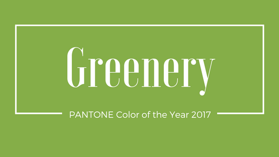 GREENERY PANTONE Color of the Year 2017 15-0343