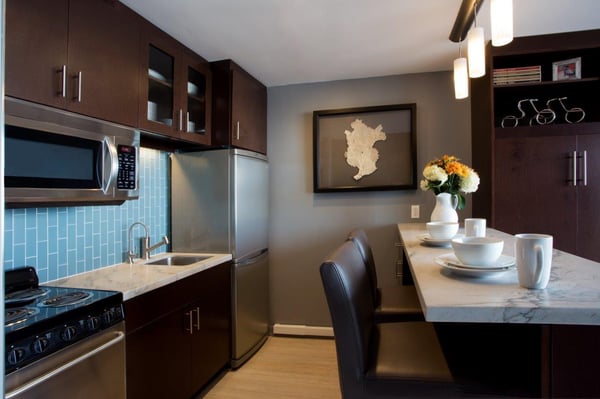 Custom kitchen in San Francisco studio