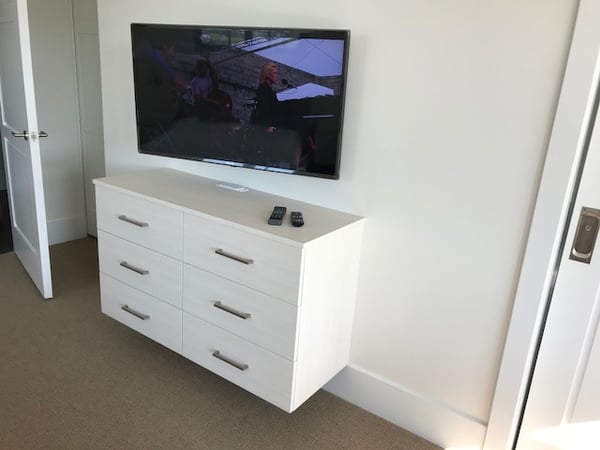 Floating Draws from Valet Custom Cabinets & Closets