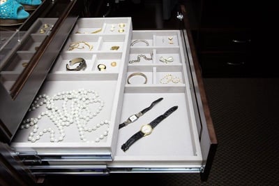 Jewelry Drawer by Valet Custom Cabinets & Closets