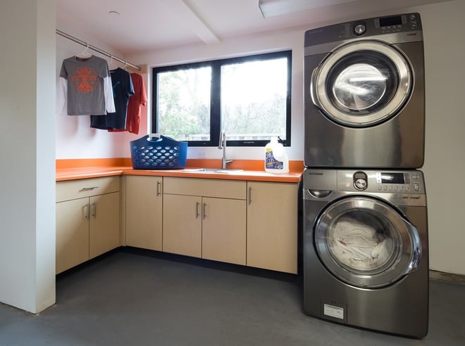 custom laundry room cabinets