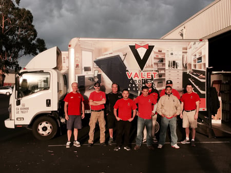 Valet Custom Cabinets & Closets Installation crew