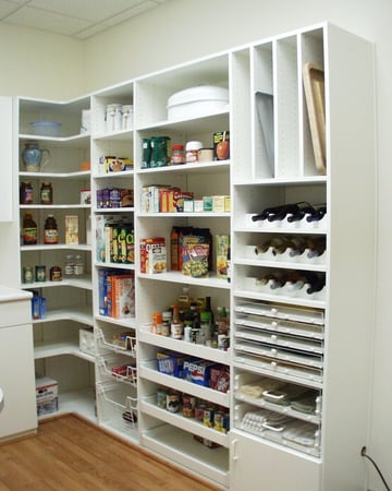 Pantry by Valet Custom Cabinets & Closets