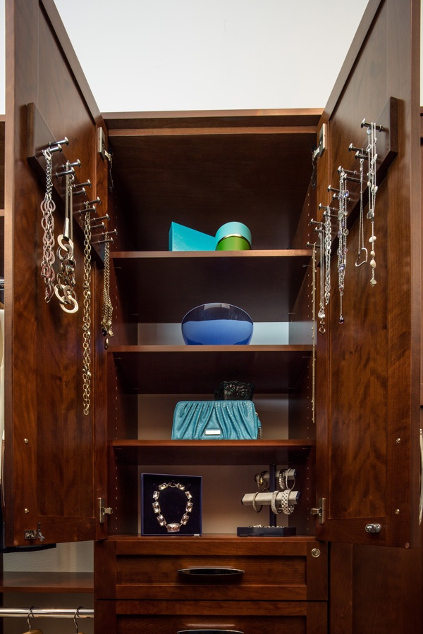 jewelry cabinet for custom accessory storage