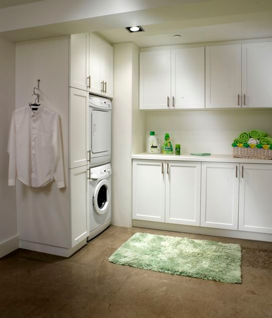 Melamine Laundry Cabinets Design Ideas