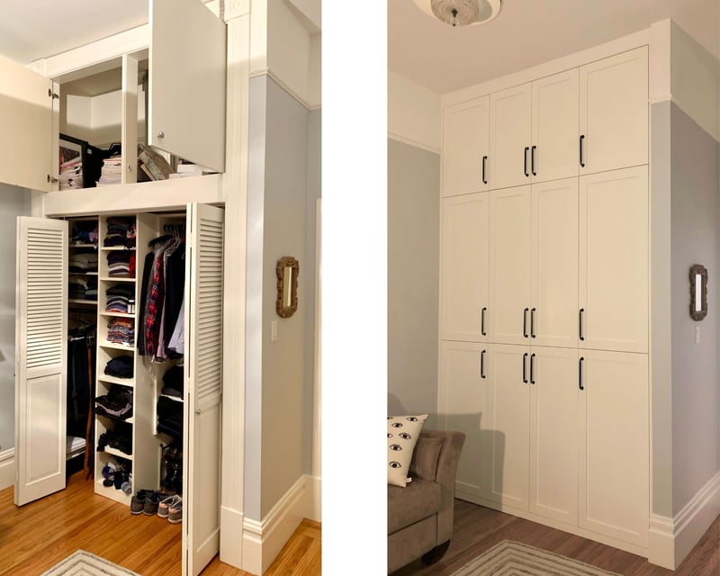 Wardrobe Before & After