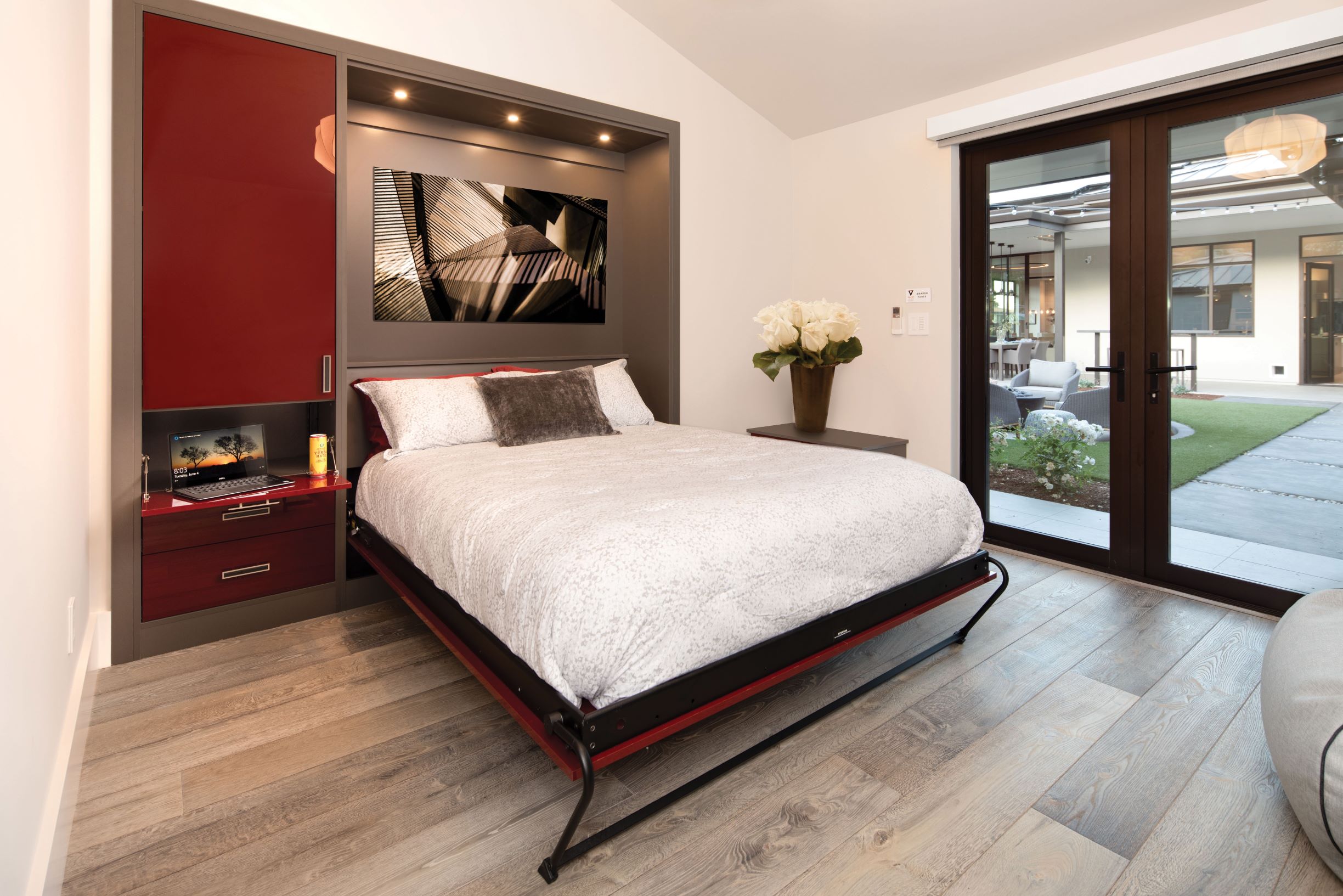 Guest Room with Sienna and Ruby Red