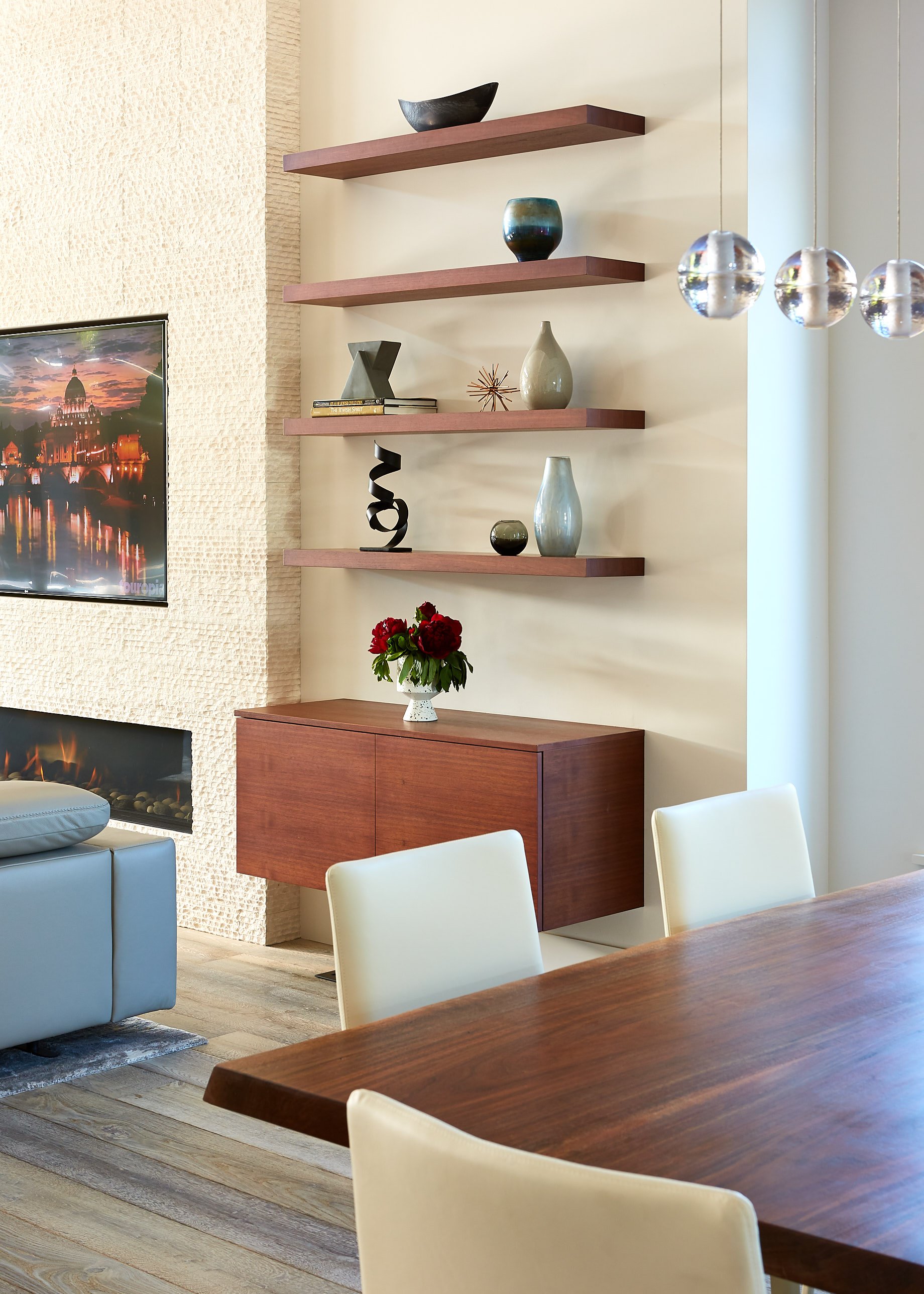 Floating shelves