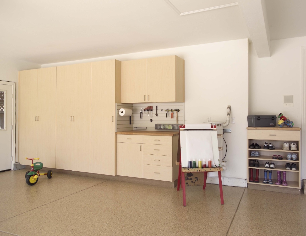 Garages Garage Cabinets Maple Melamine