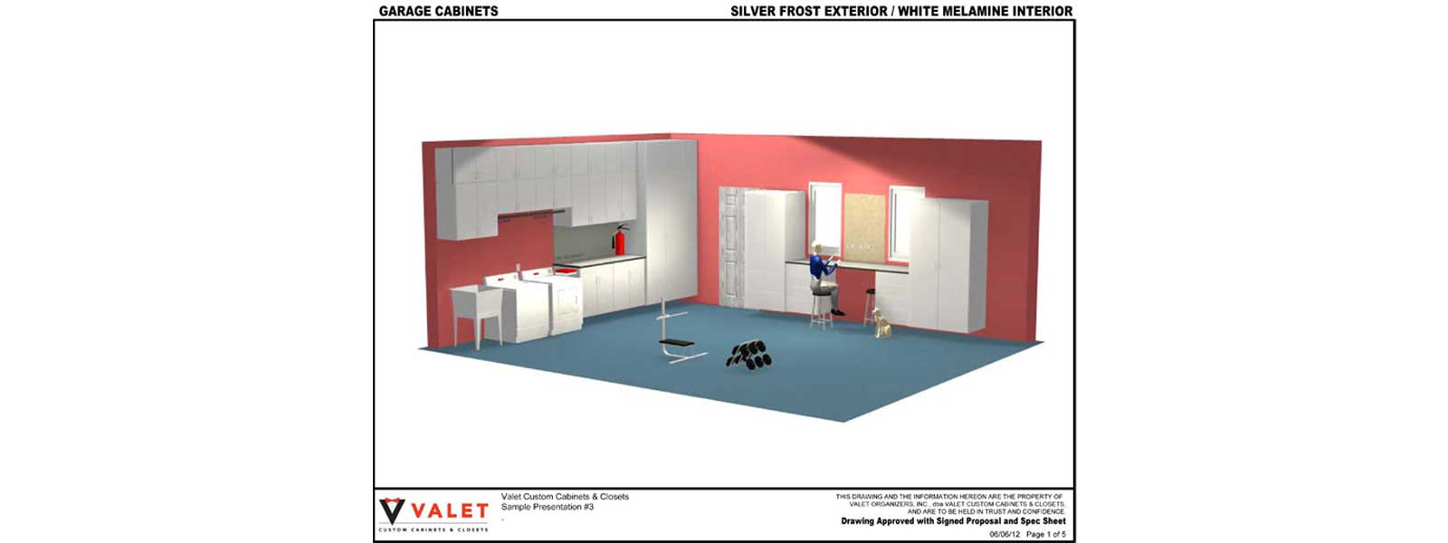 Sample Garage Design By Valet Custom Cabinets Closets